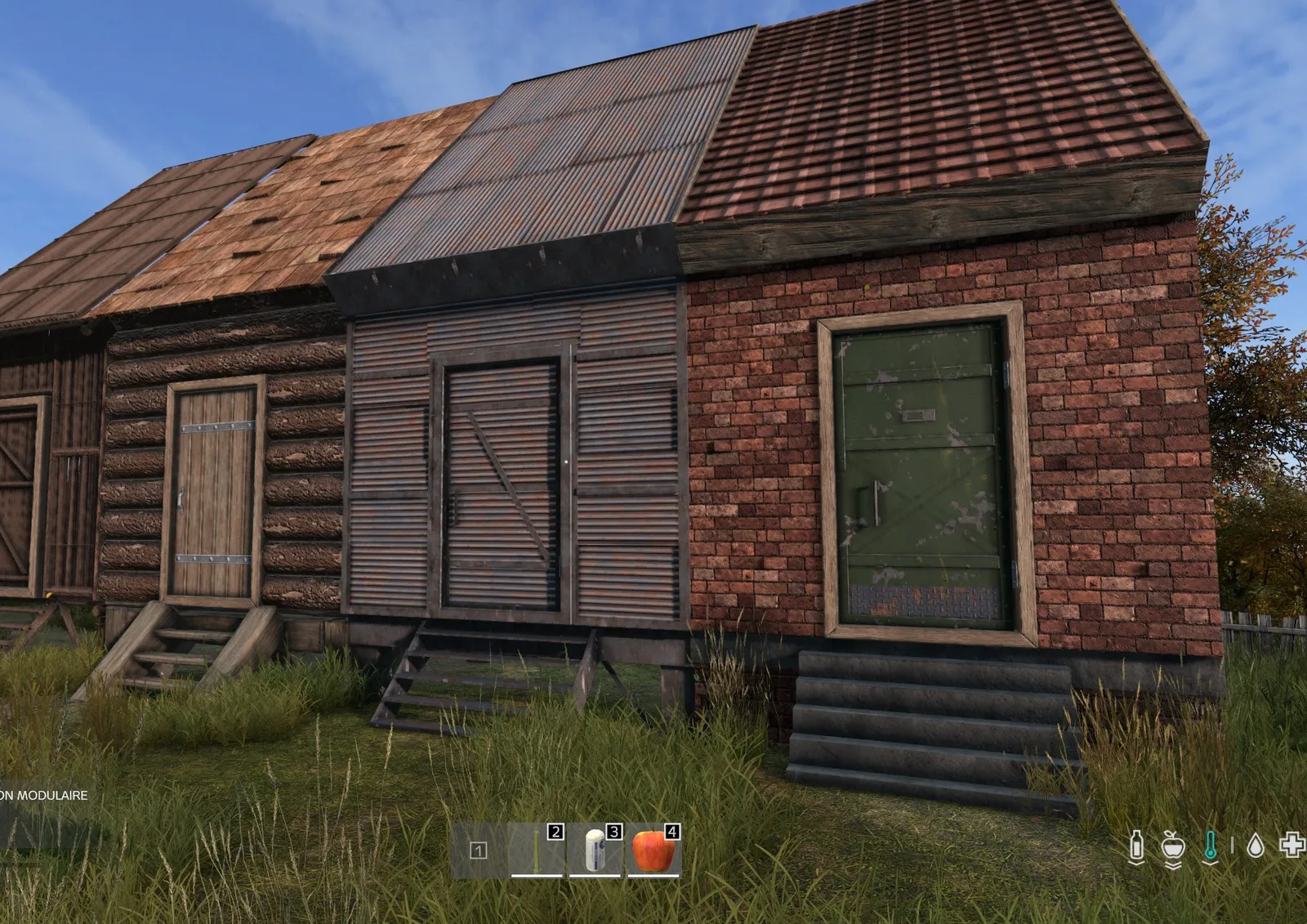 Base built with the new building system